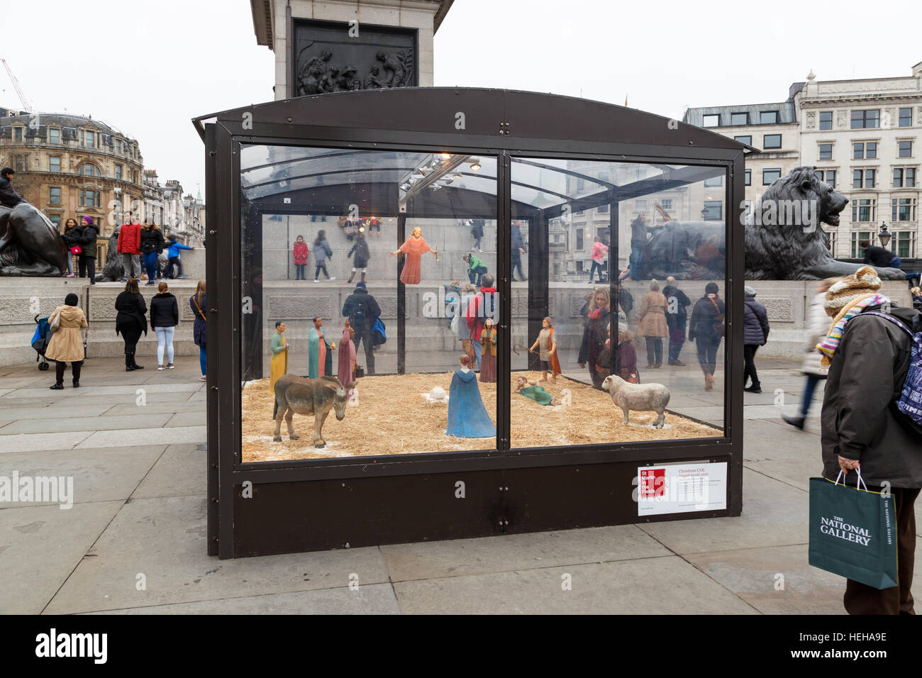 Christmas Crib, London Trafalgar Square, by Tomoaki Suzuki. In London