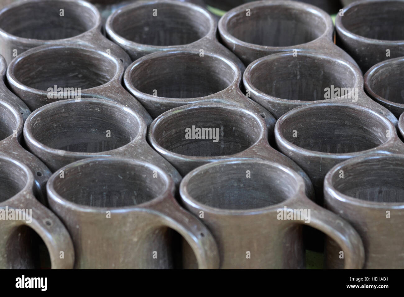 Indian Made Ceramic cups Stock Photo Alamy