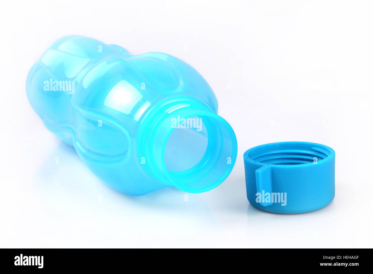 Plastic Water Bottle Isolated On White Background Stock Photo - Alamy