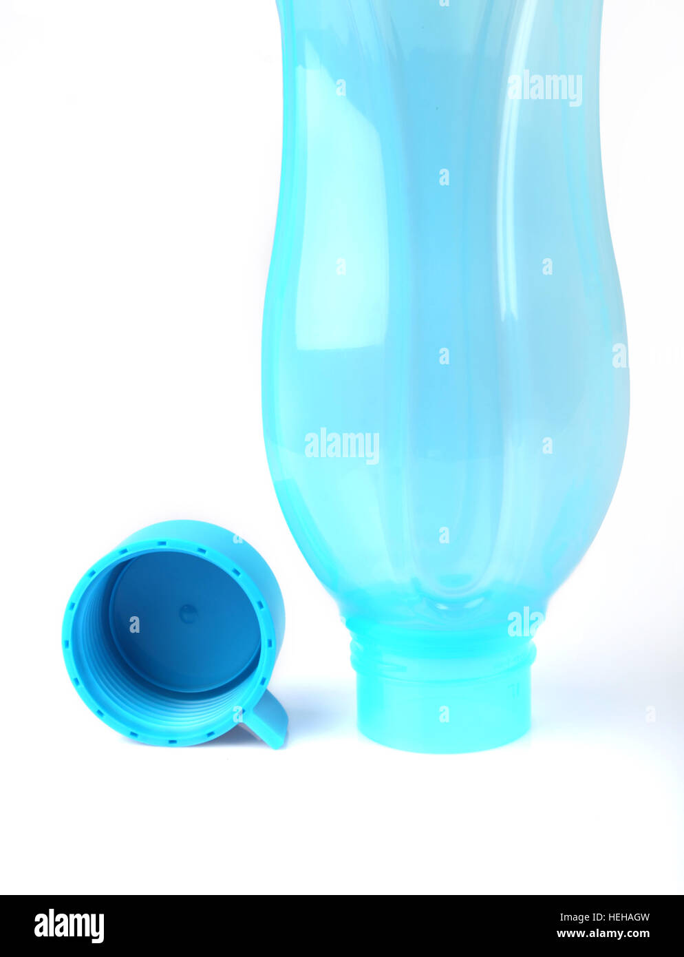 Plastic Water Bottle Isolated On White Background Stock Photo - Alamy