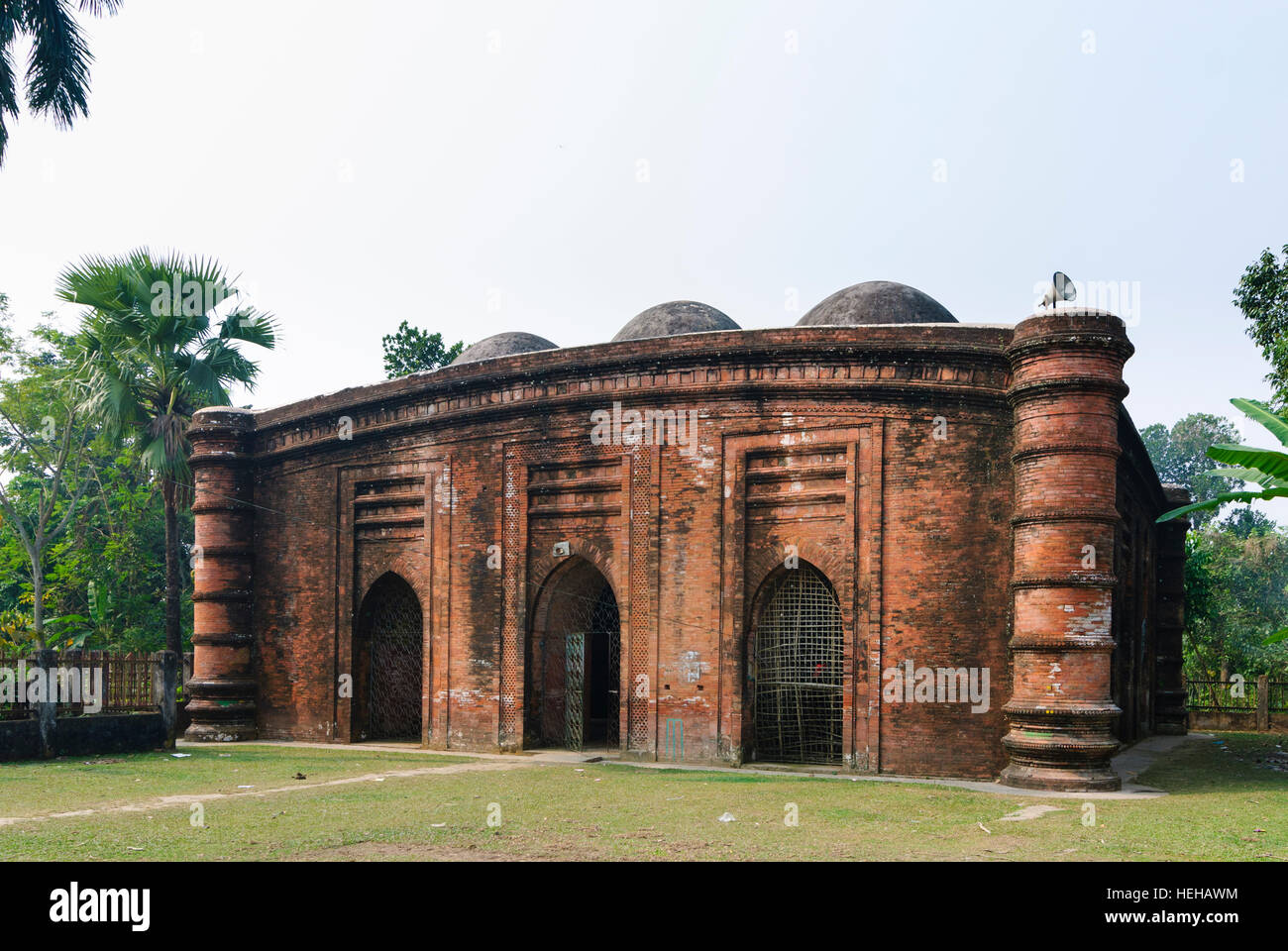 Bagerhat: Nine-domed mosque, Khulna Division, Bangladesh Stock Photo