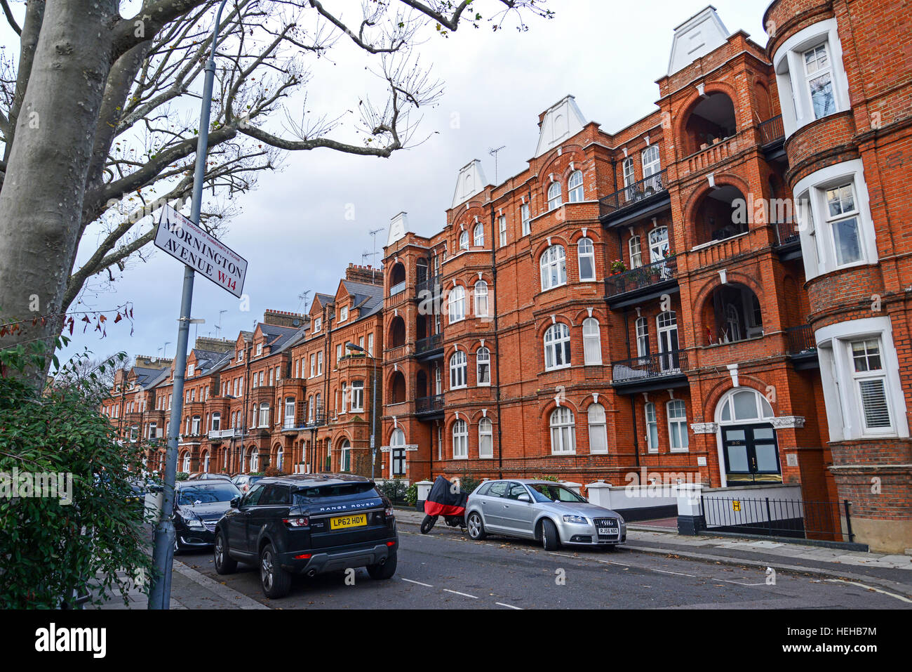 Mornington Avenue, Kensington, London, W14 Stock Photo Alamy