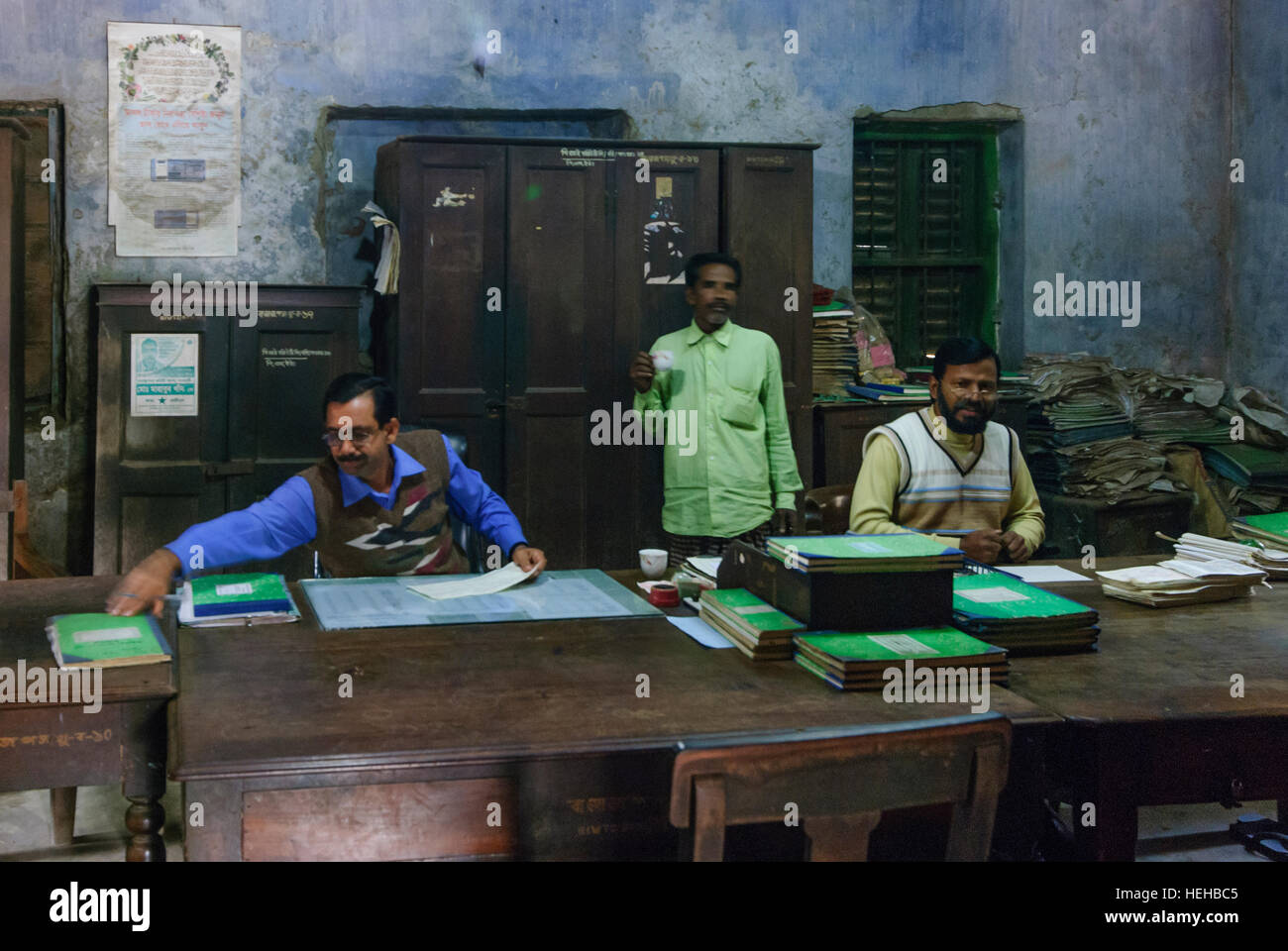 Barisal: Freight office of the state owned 'Rocket' shipping company, Barisal Division, Bangladesh Stock Photo