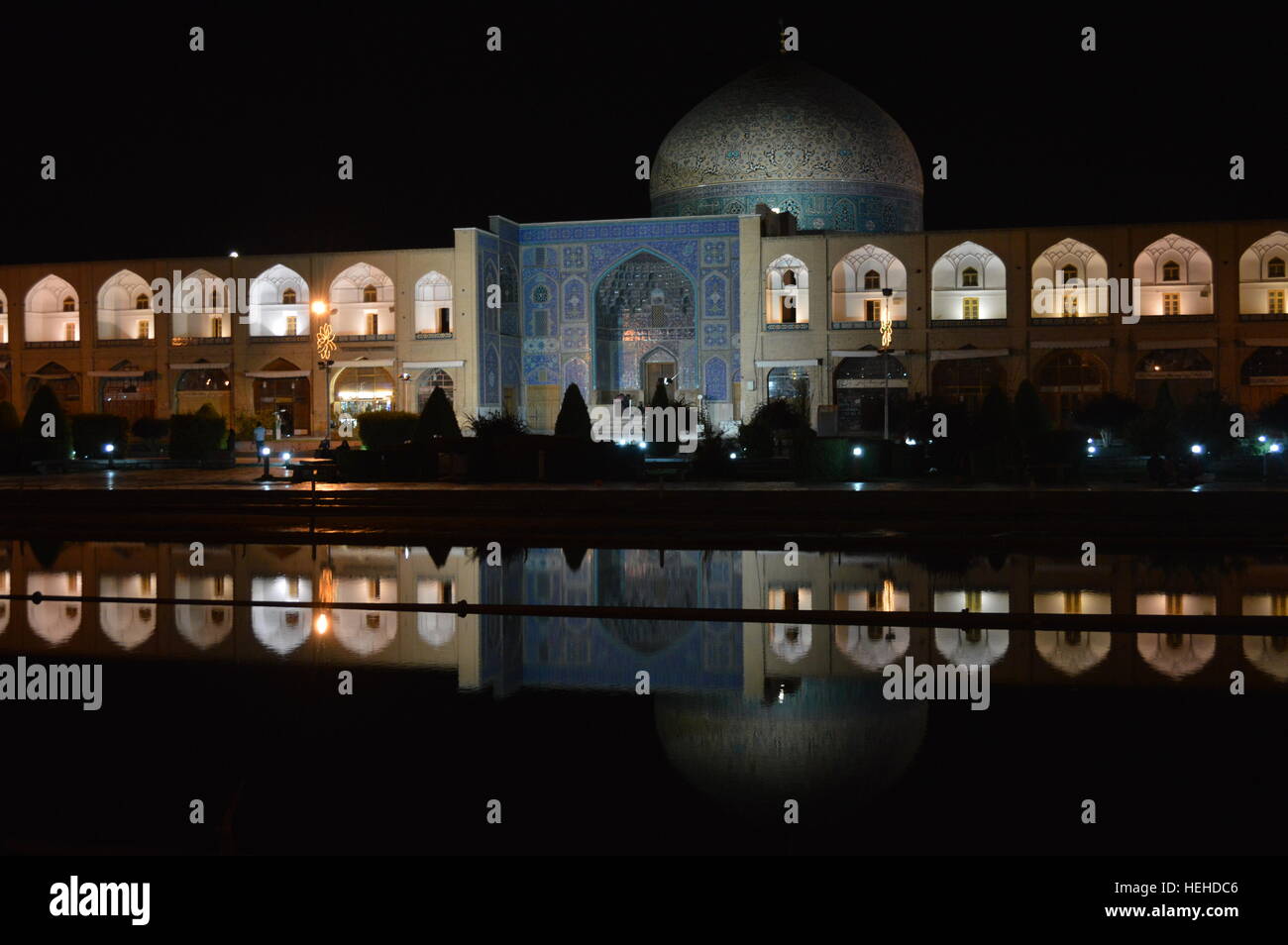 Sheikh Lotf Allah Mosque in Imam Square, Isfahan, Iran Stock Photo