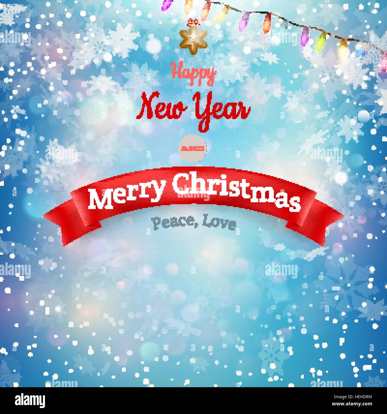 Christmas landscape Poster. EPS 10 Stock Vector Image & Art - Alamy