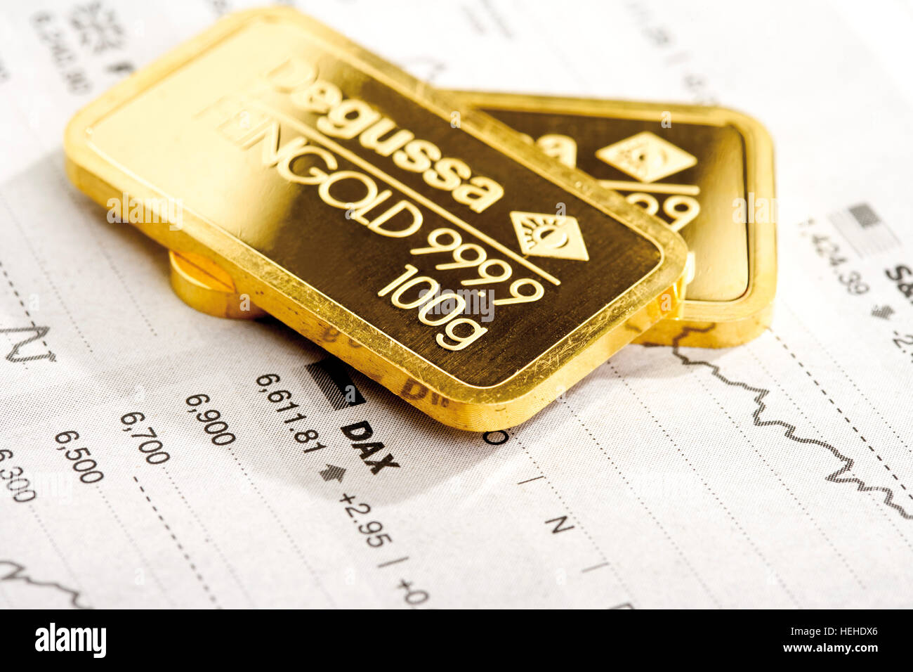 Gold bar bars bullion bullions ingot ingots stock exchange market hi-res  stock photography and images - Alamy