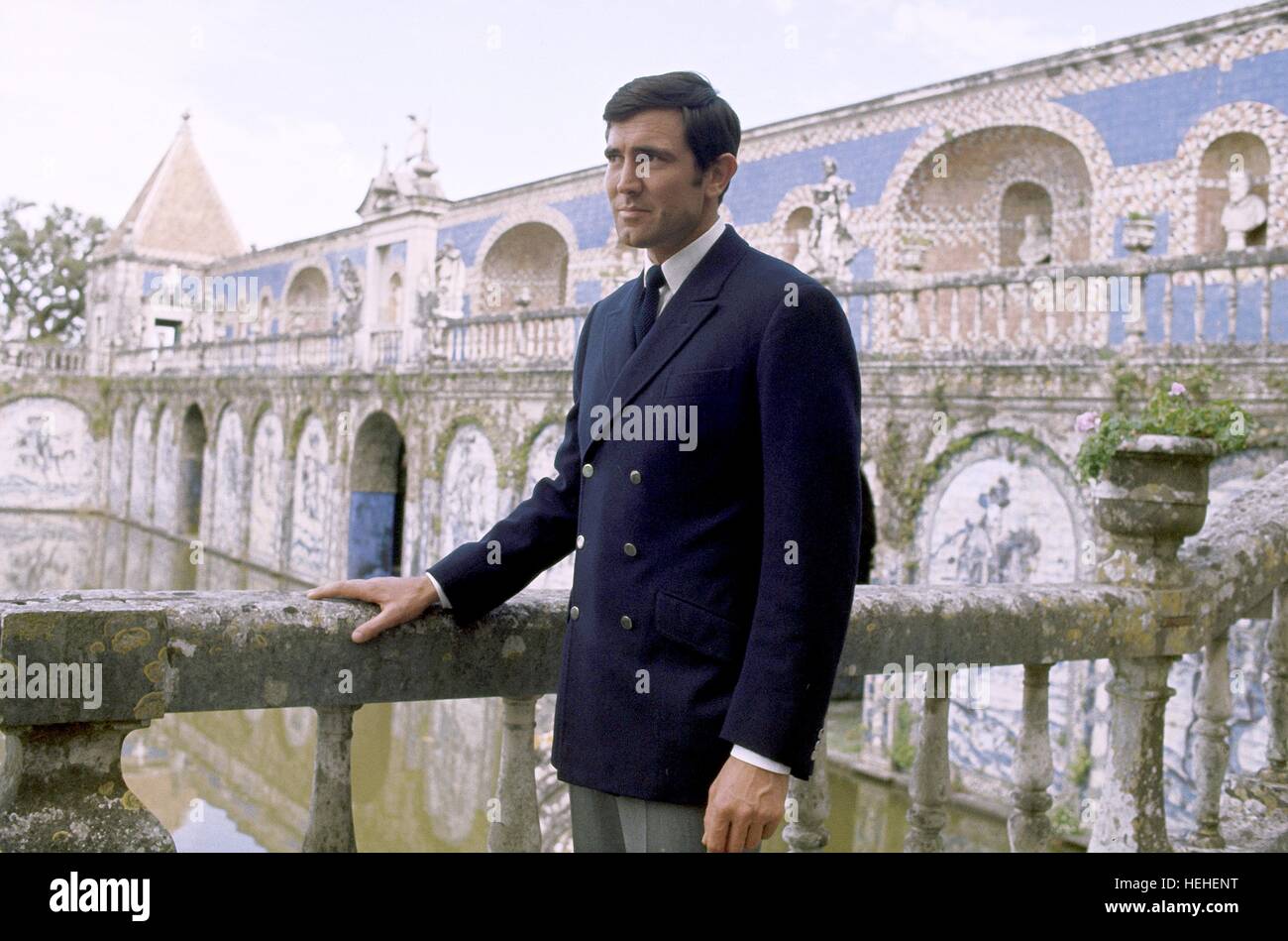 Lazenby James Bond Film Still High Resolution Stock Photography