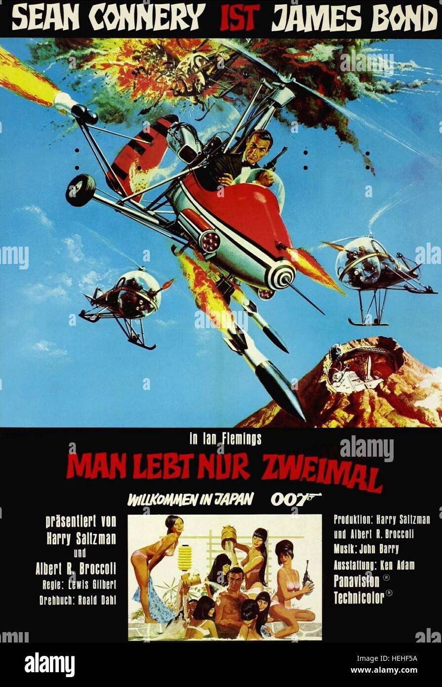 You Only Live Twice Bond Poster High Resolution Stock Photography and Images Alamy