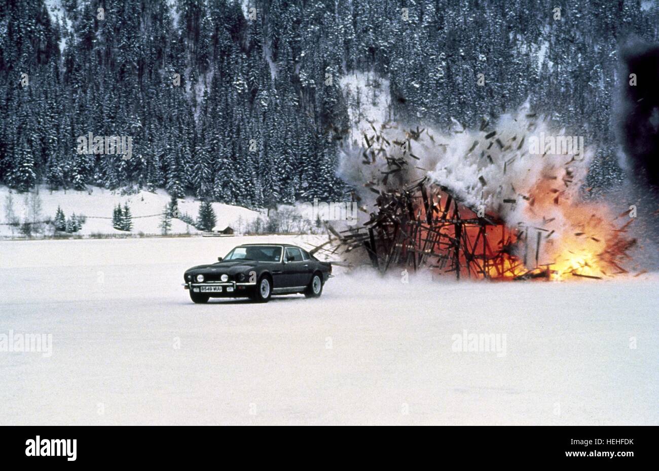 Exploding Barn The Living Daylights Car High Resolution Stock Photography and Images ...