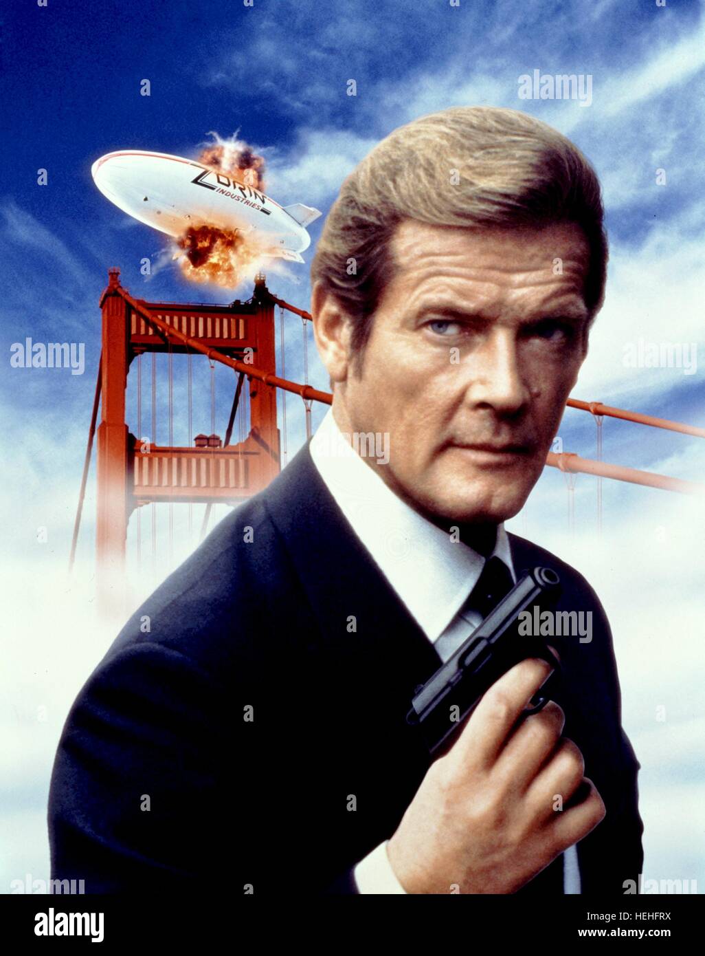 A View To A Kill Roger Moore 1985 Stock Photos & A View To A Kill Roger Moore 1985 Stock Images