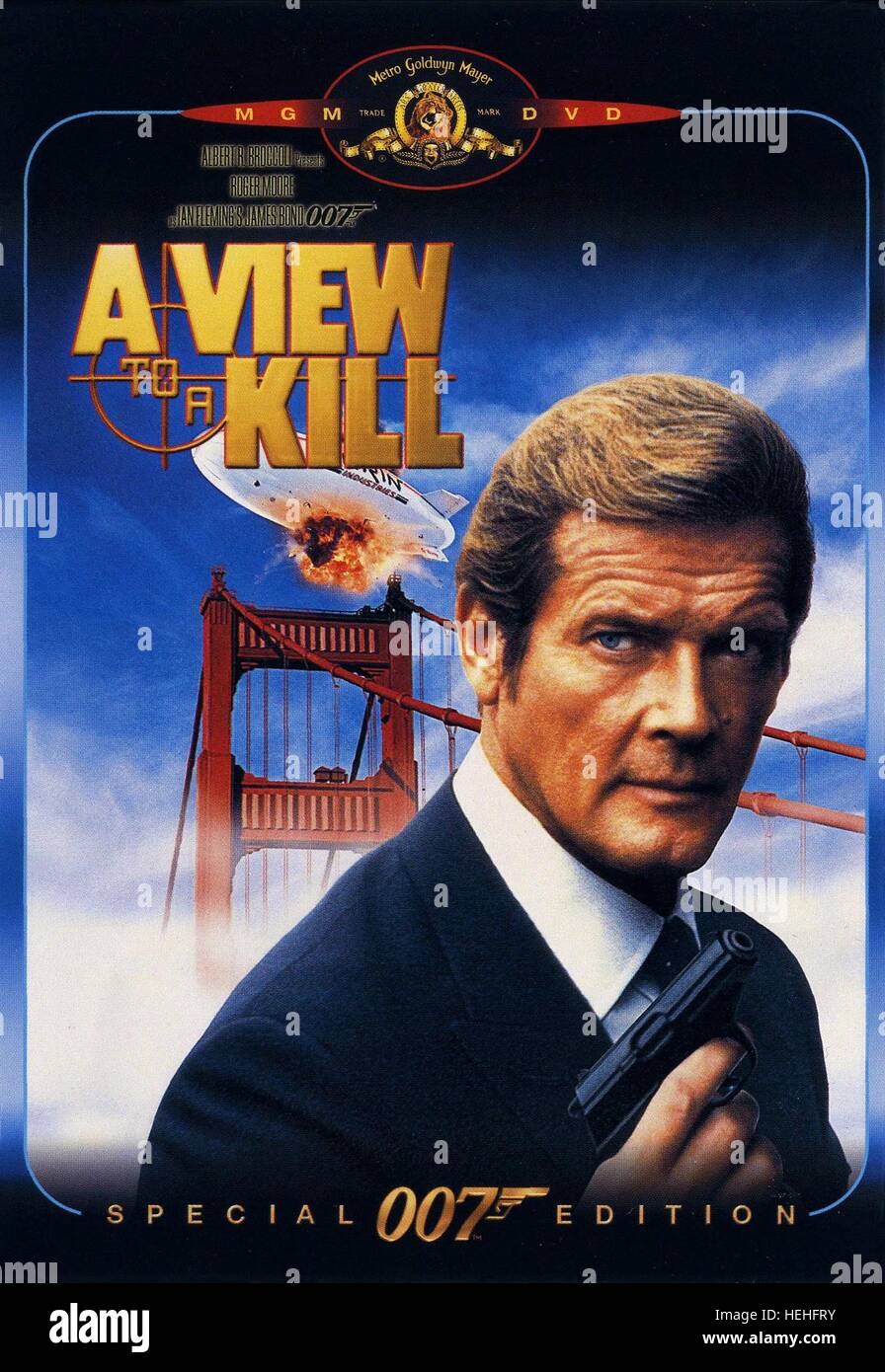 Roger Moore Poster As James Bond Film Title James Bond High Resolution Stock Photography And Images Alamy
