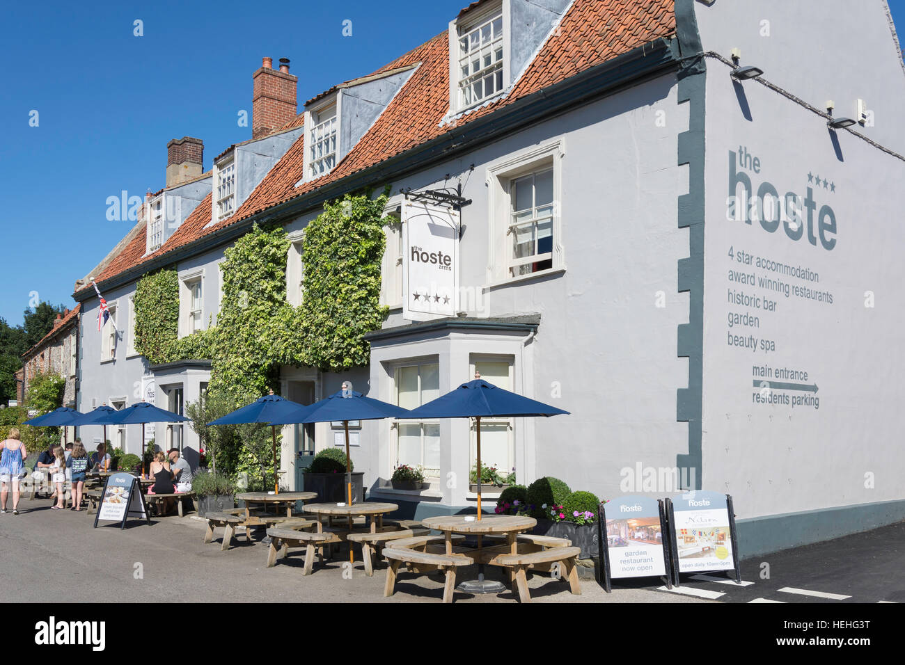The Hoste Arms Pub, The Green, Market Place, Burnham Market, Norfolk