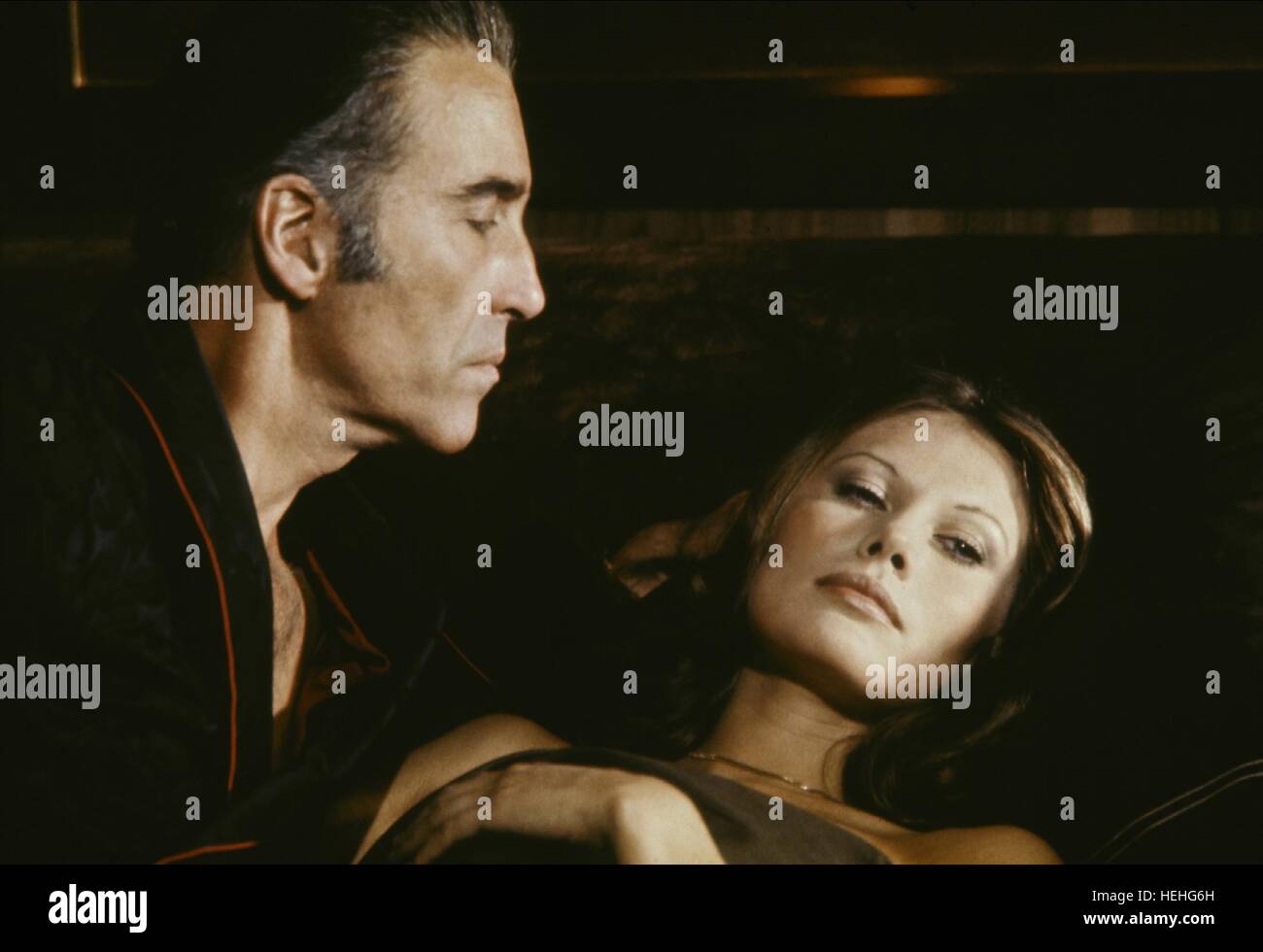 Christopher Lee Maud Adams James Bond The Man With The Golden Gun 1974 Christopher Lee Maud Adams James Bond The Man With The Golden Gun 1974