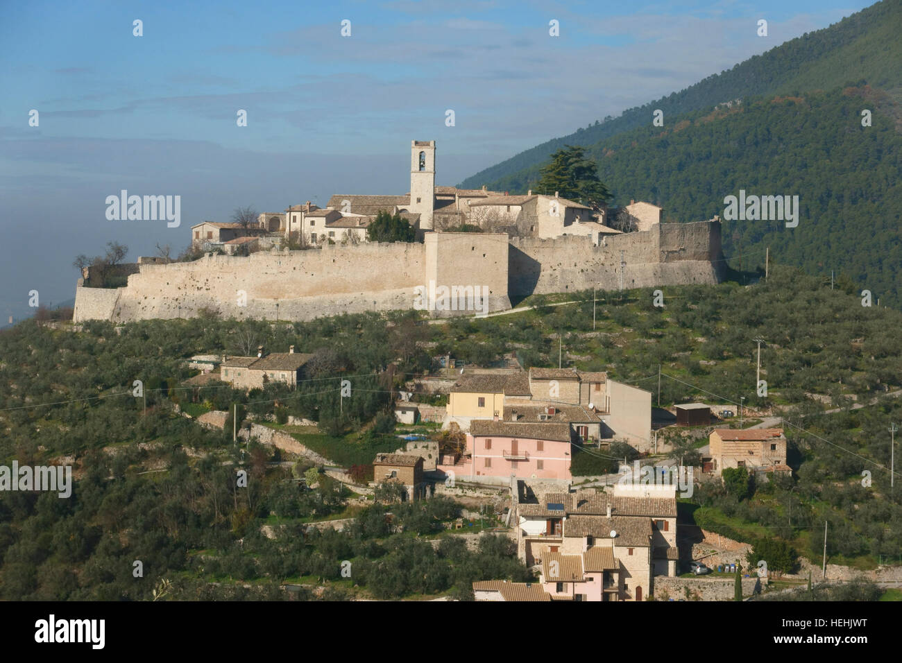 Campello Alto in the province of Perugia Umbria Italy Stock Photo - Alamy