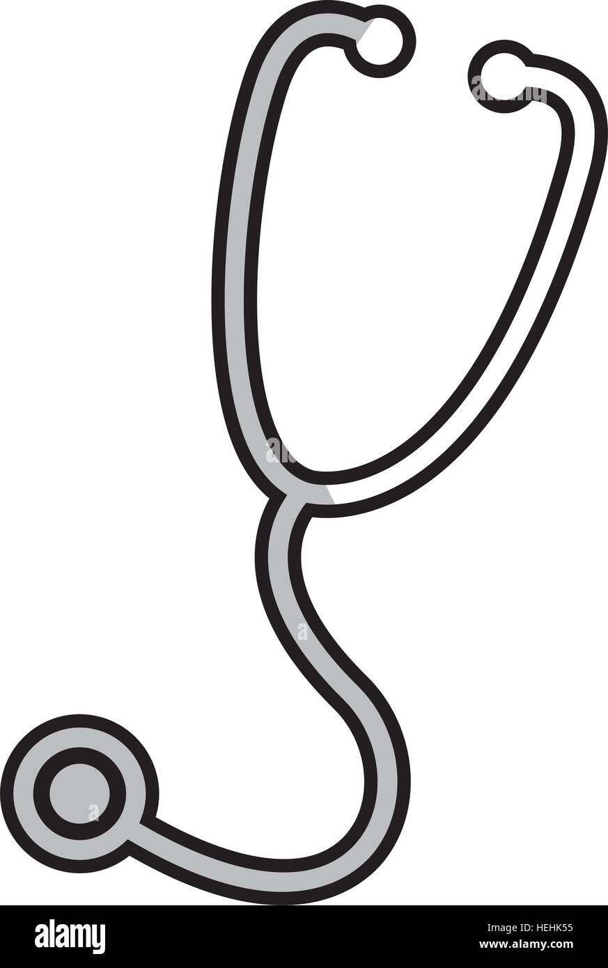 stethoscope medical device icon vector illustration design Stock Vector ...