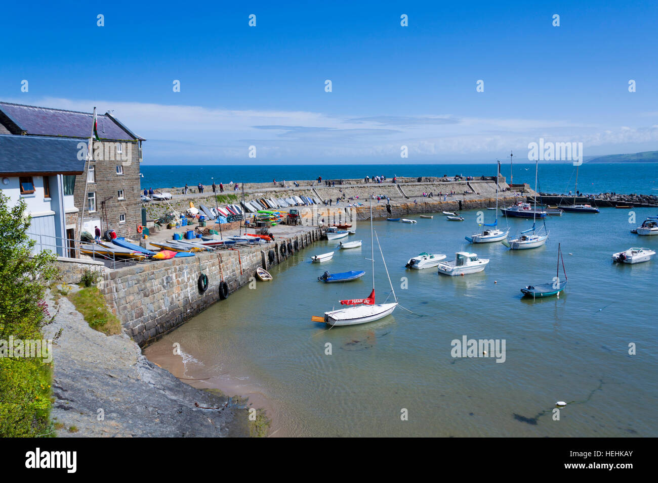 New Quay; Wales; UK Stock Photo Alamy