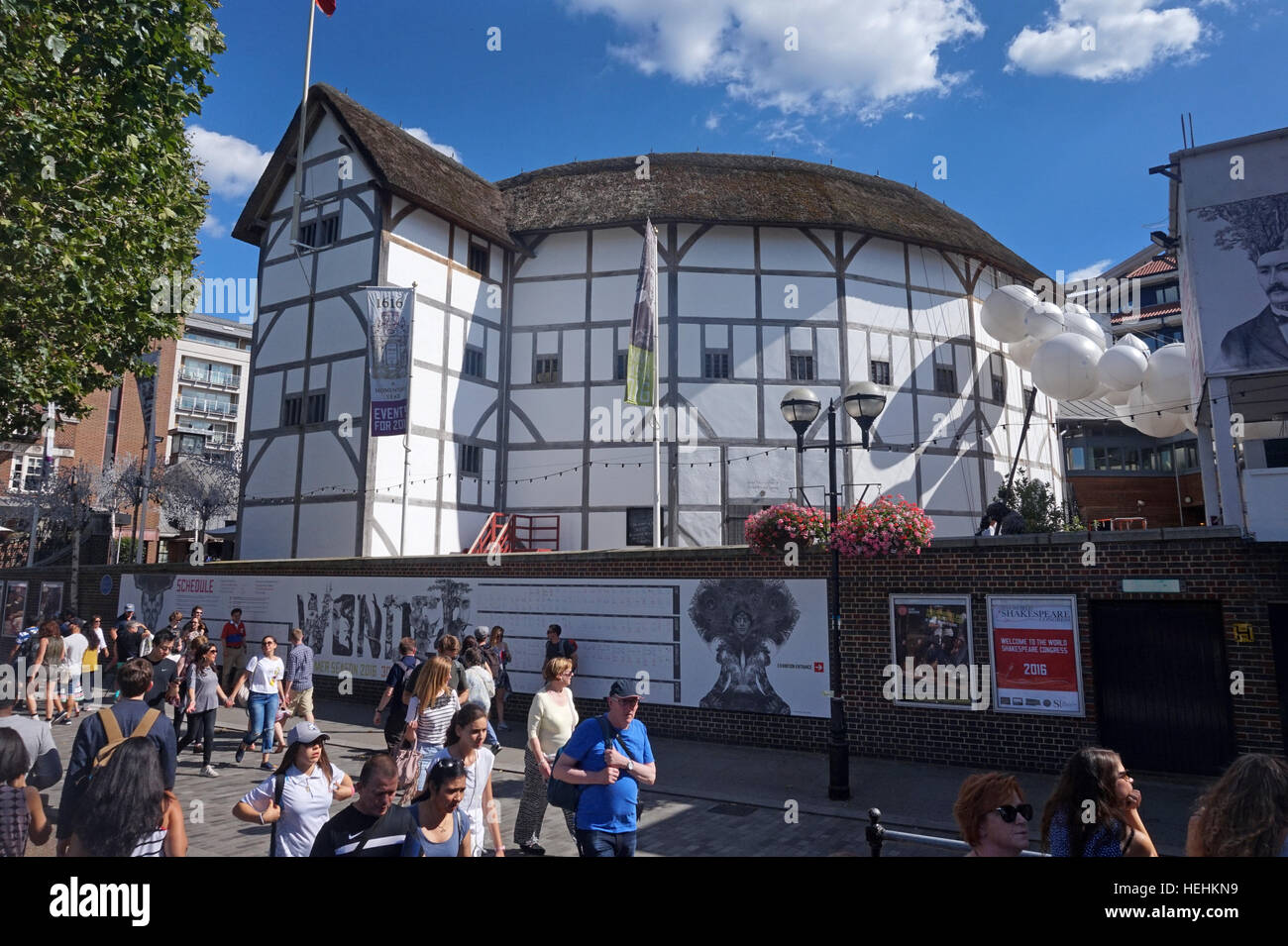 The Globe Theatre, Southbank, London Stock Photo