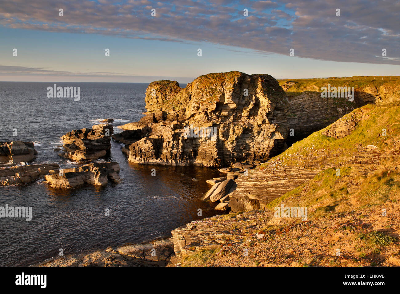 Westray; Castle O Burrian; Orkney; UK Stock Photo