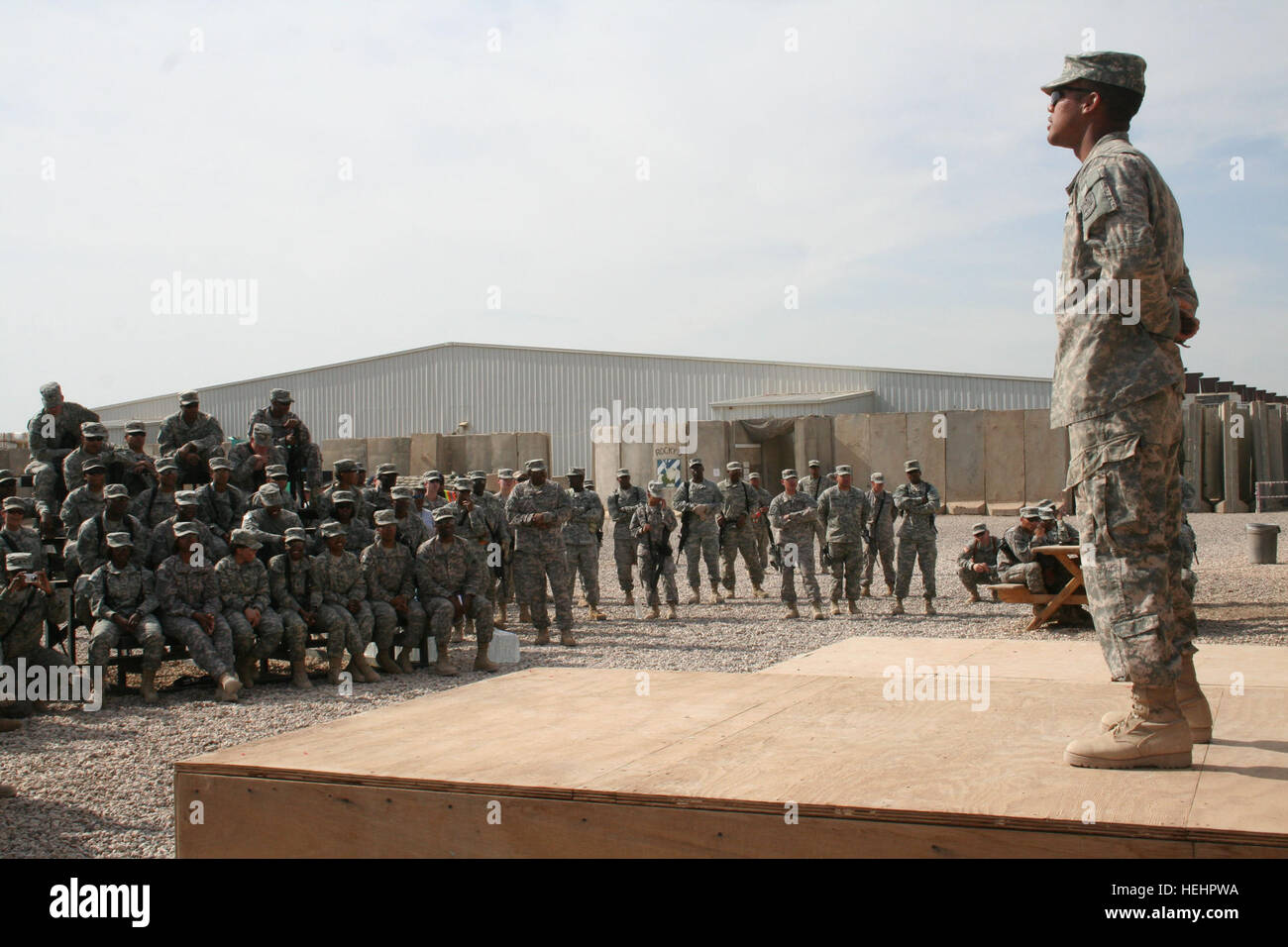 "It's time for change," said Pfc. Roscoe Graveside, a New York City