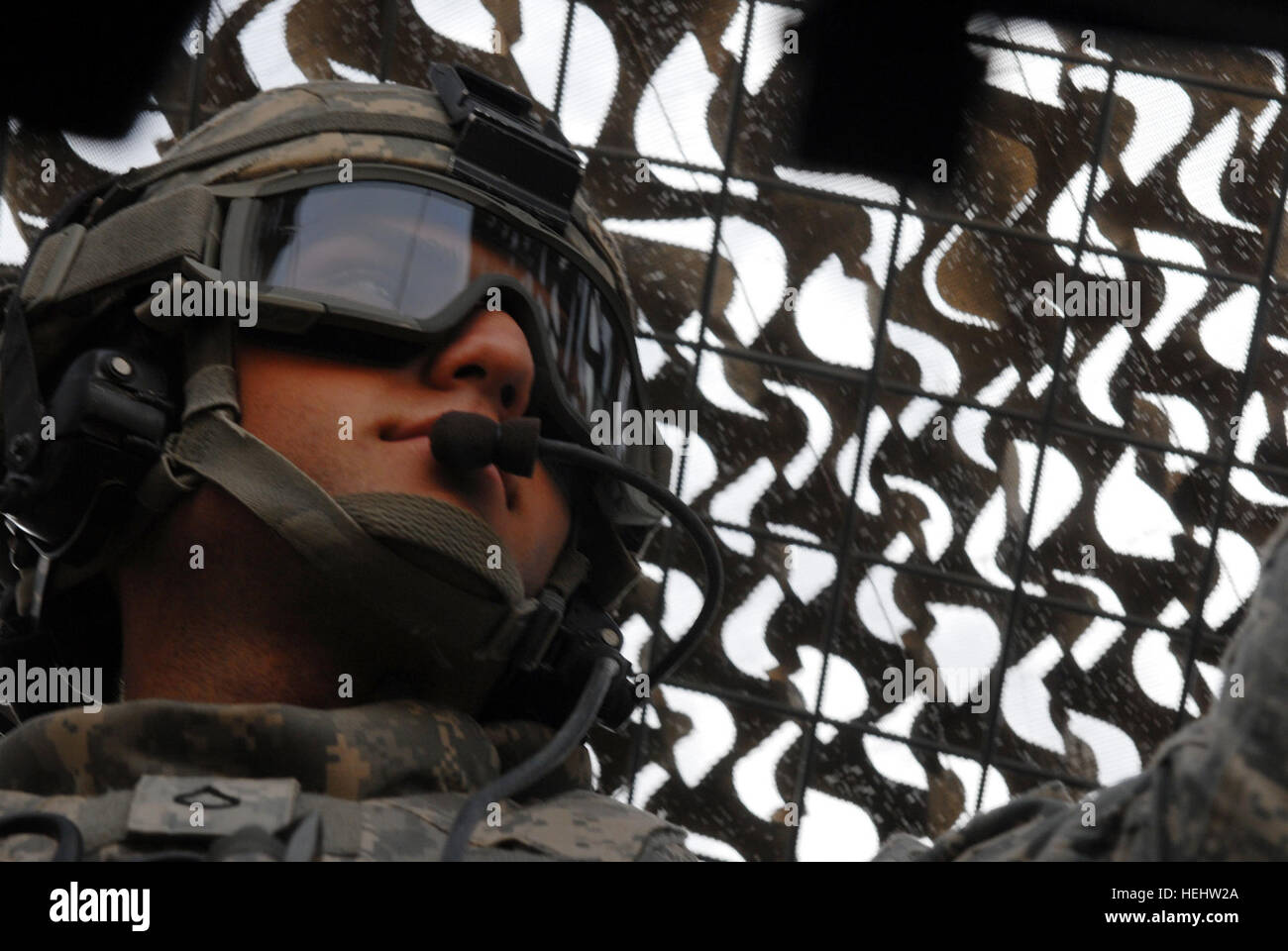 Signal Support Operations A military police signal support specialist from the 1st Brigade ...