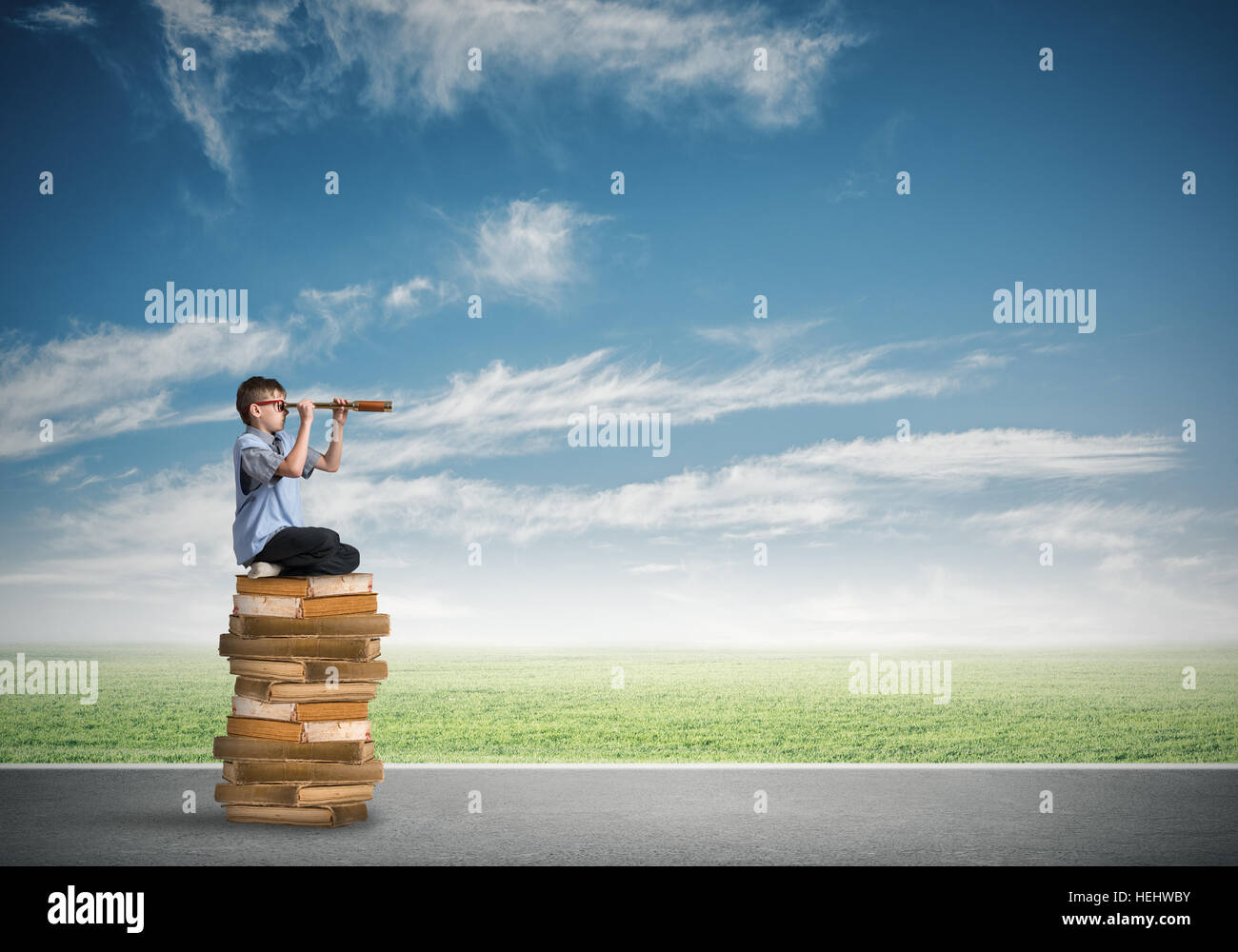 Reading for getting knowledge Stock Photo - Alamy