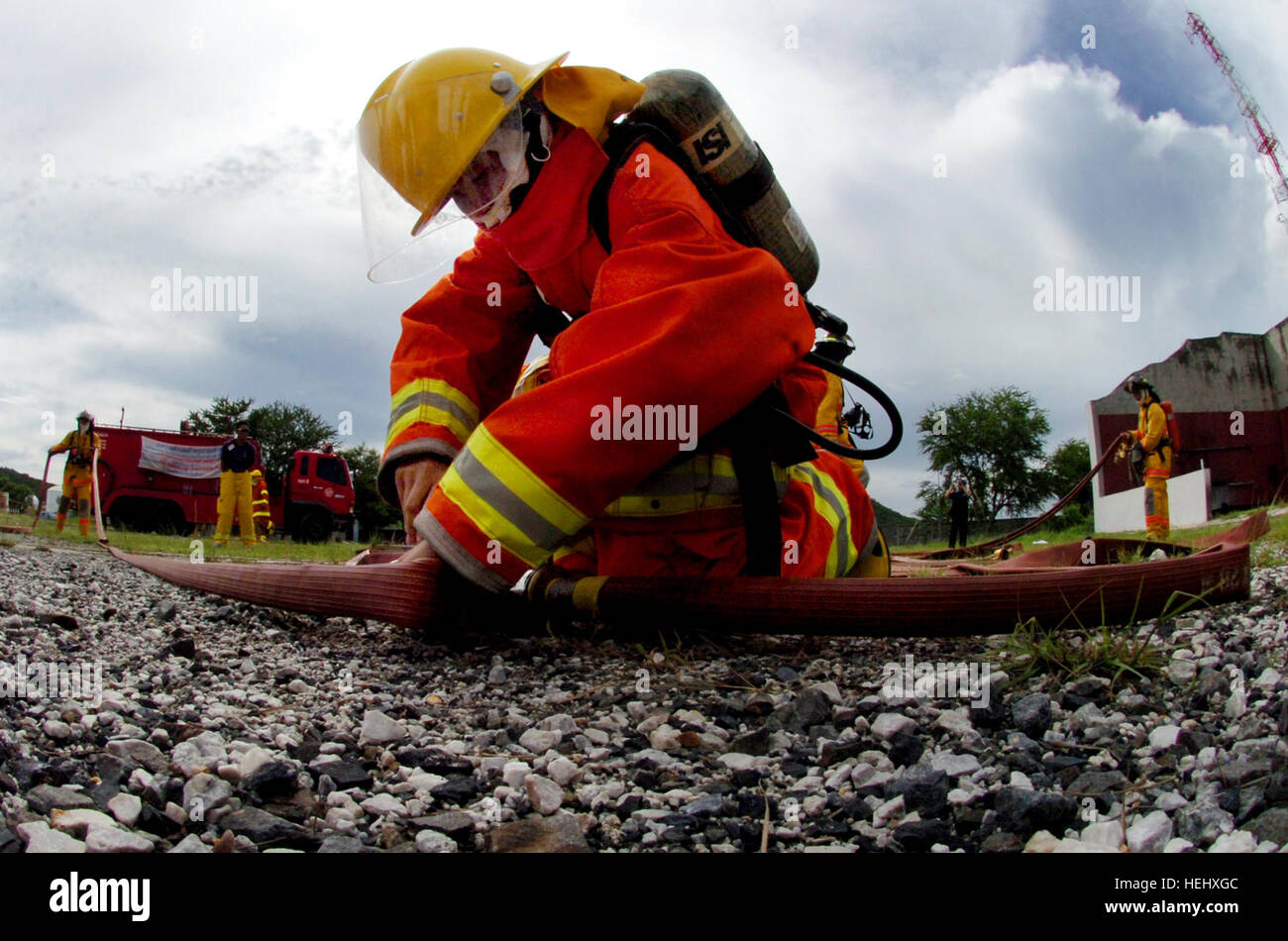 Thai firefighter hi-res stock photography and images - Alamy