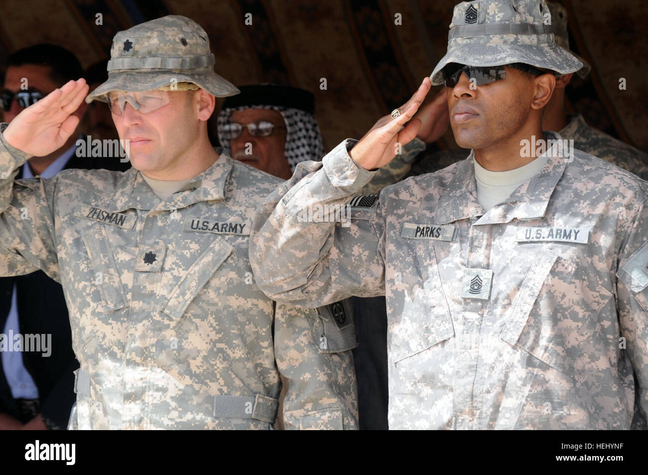 U.S. Army Lt. Col. Louis Zeisman commander of 2nd Battalion, 505th ...