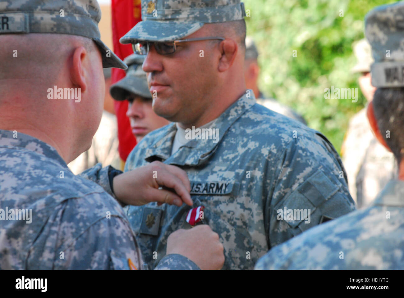 Maj. Jim Cudney, executive officer for the 2nd Battalion, 300th Field