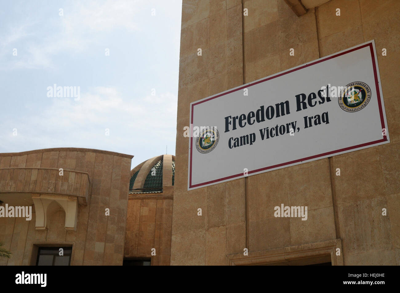 Freedom Rest is designed as a place for Soldiers in Iraq, who may not have time to go on pass to Qatar, to rest and recuperate. Freedom Rest Offers Service Members Place to 'get away' 265726 Stock Photo