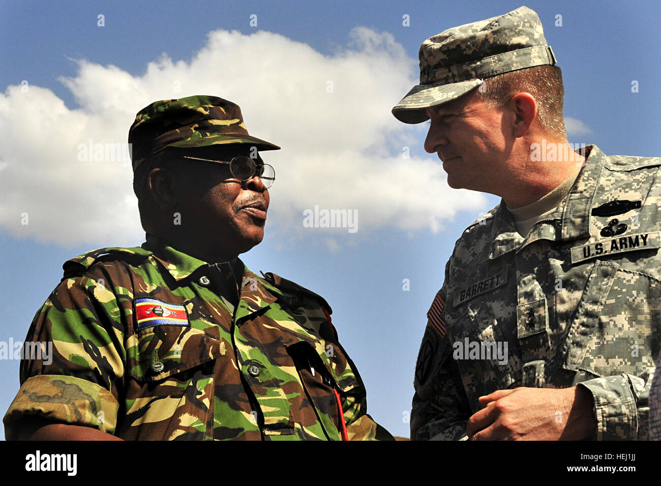 Umbutfo Swaziland Defence Force (USDF) Lt. Col. Moses Swane, MEDFLAG 09
