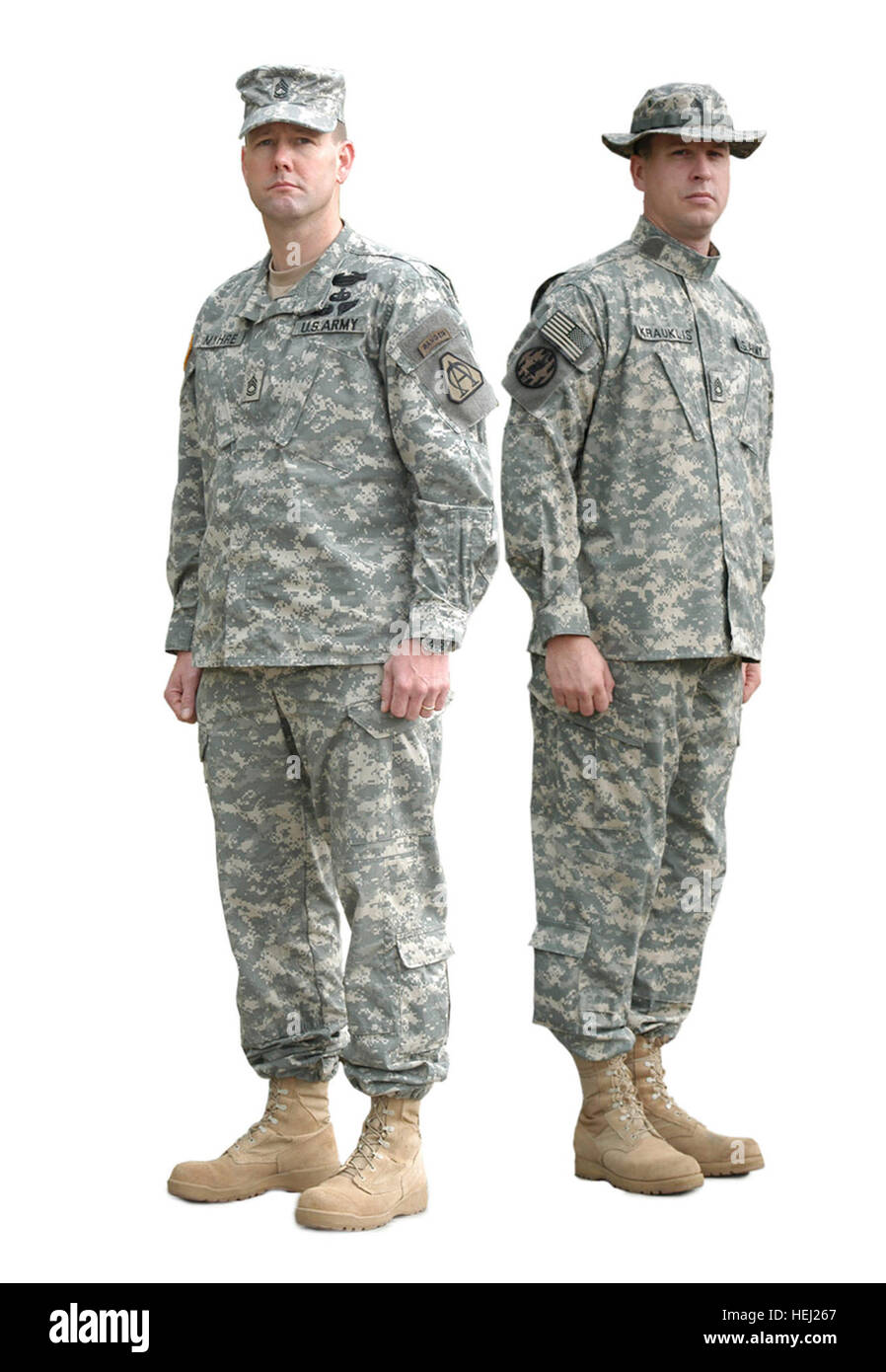 Army Combat Uniform Stock Photo