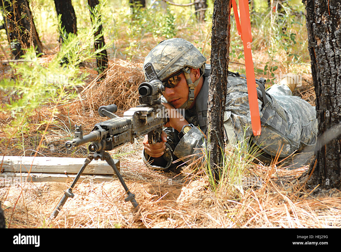 Flickr - The U.S. Army - Testing new bipod at Fort Benning Stock Photo