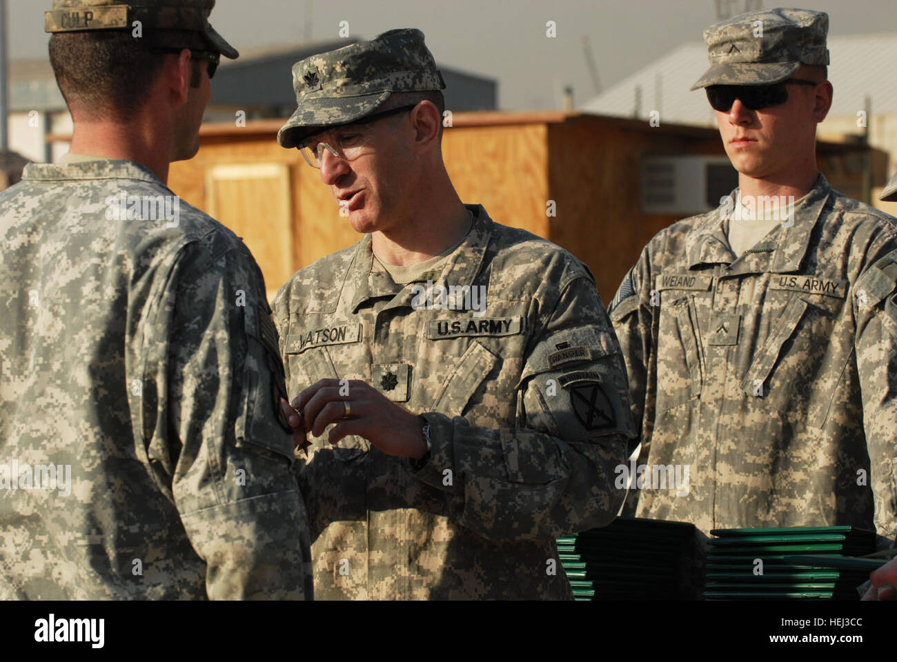 Watson. FORWARD OPERATING BASE FALCON, Iraq — Lt. Col. Tim Watson, a ...