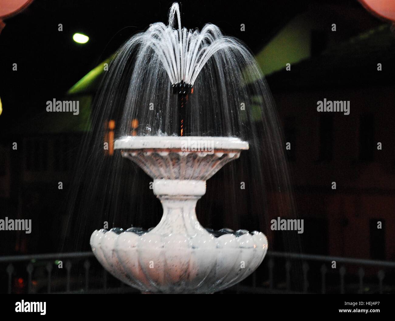 FOUNTAIN: Waterfalls in the night Stock Photo - Alamy
