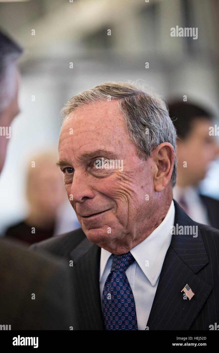 Michael Bloomberg in London, December, 2016 Photo by David Levenson Stock Photo