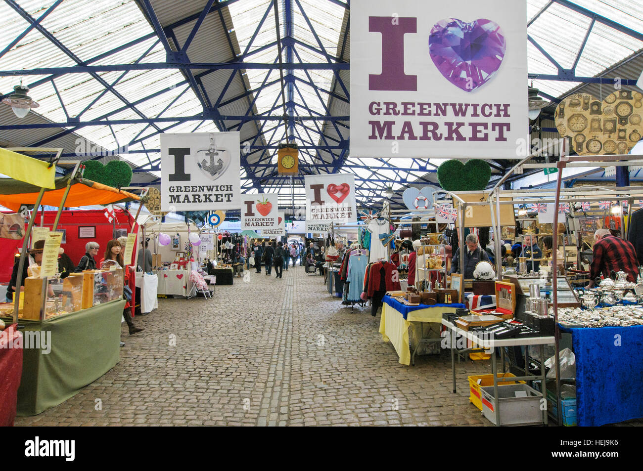 Greenwich Market, Greenwich, London Stock Photo Alamy