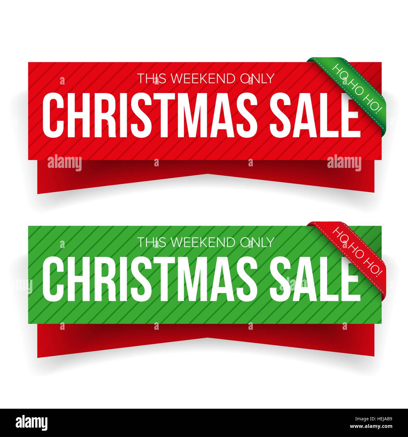 Christmas sale banner Stock Vector