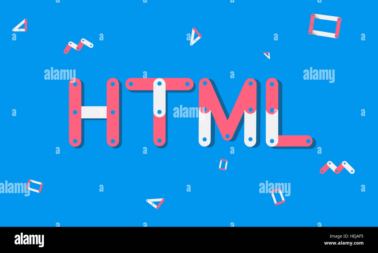 Domain Hompage Html Web Design Webinar SEO Concept Stock Photo
