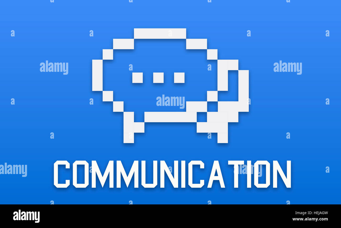 Communication Speech Bubble Concept Stock Photo