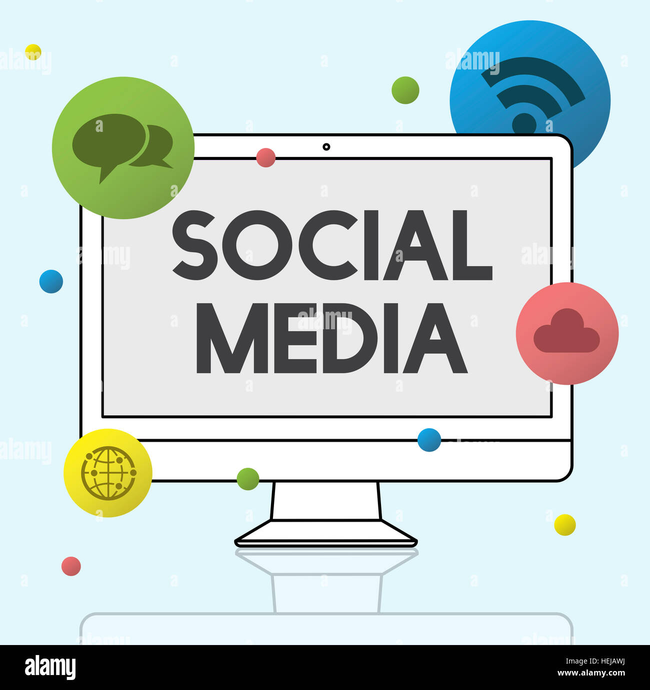 Social Media Communication Connection Concept Stock Photo Alamy