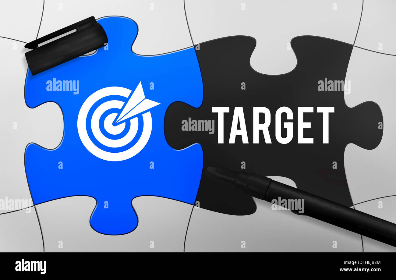 Achievement Success Goals Target Jigsaw Puzzle Concept Stock Photo Alamy