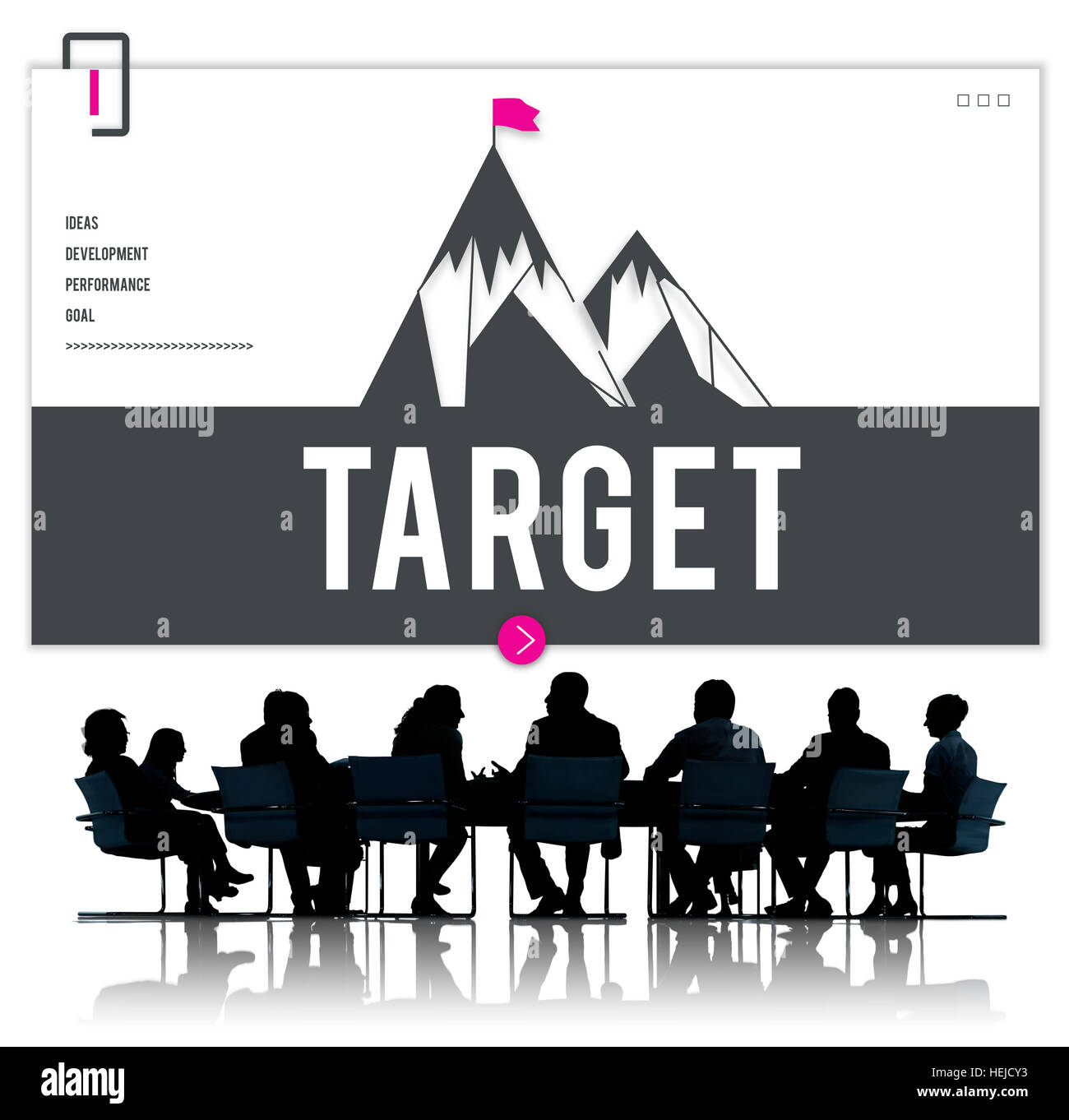Challenge Target Improvement Strategy Concept Stock Photo - Alamy