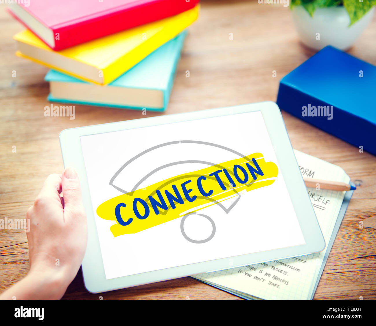 Digital Device Display Network Social Technology Concept Stock Photo