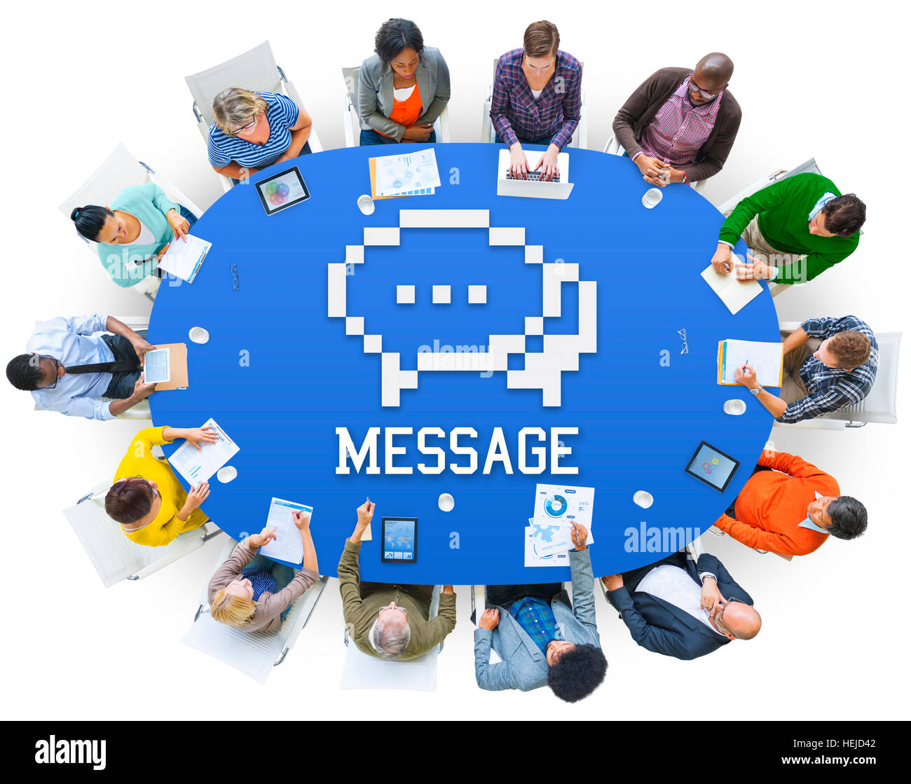 Business Team Meeting Brainstorming Planning Concept Stock Photo - Alamy