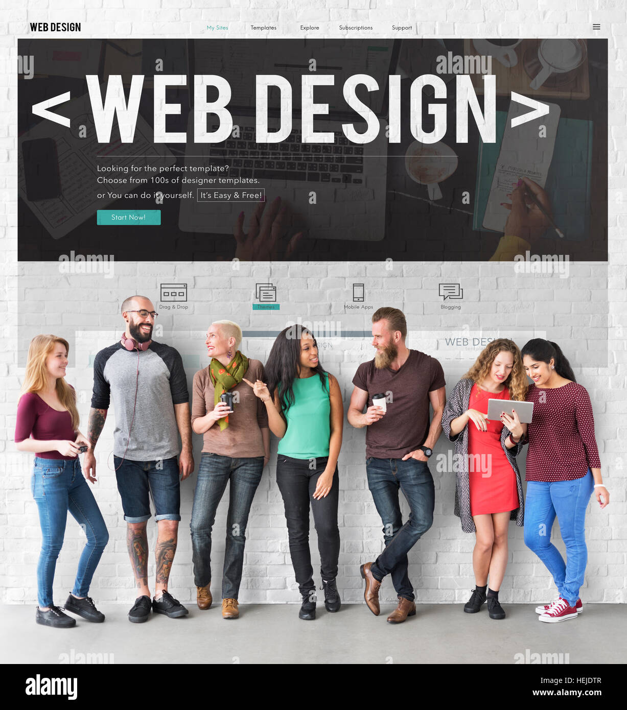 Web Design Creativity Ideas Programming Software Template Interface ...