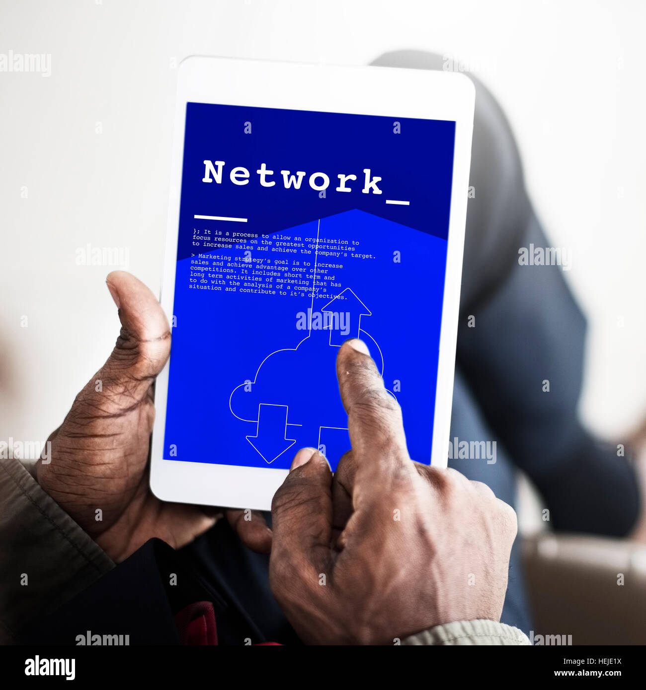 Cloud Computing Network Connection Concept Stock Photo - Alamy