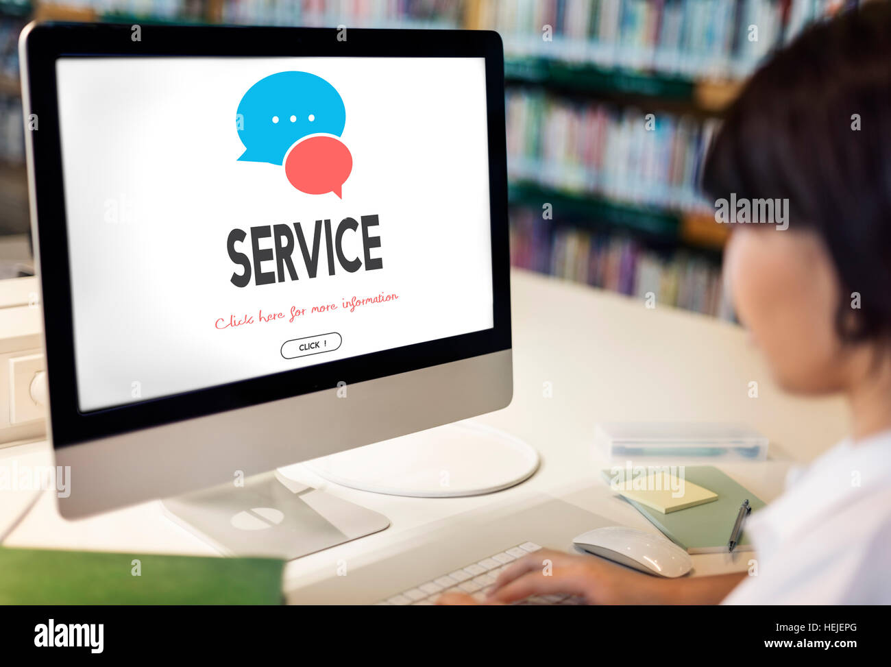 Communication Service Help Desk Concept Stock Photo Alamy