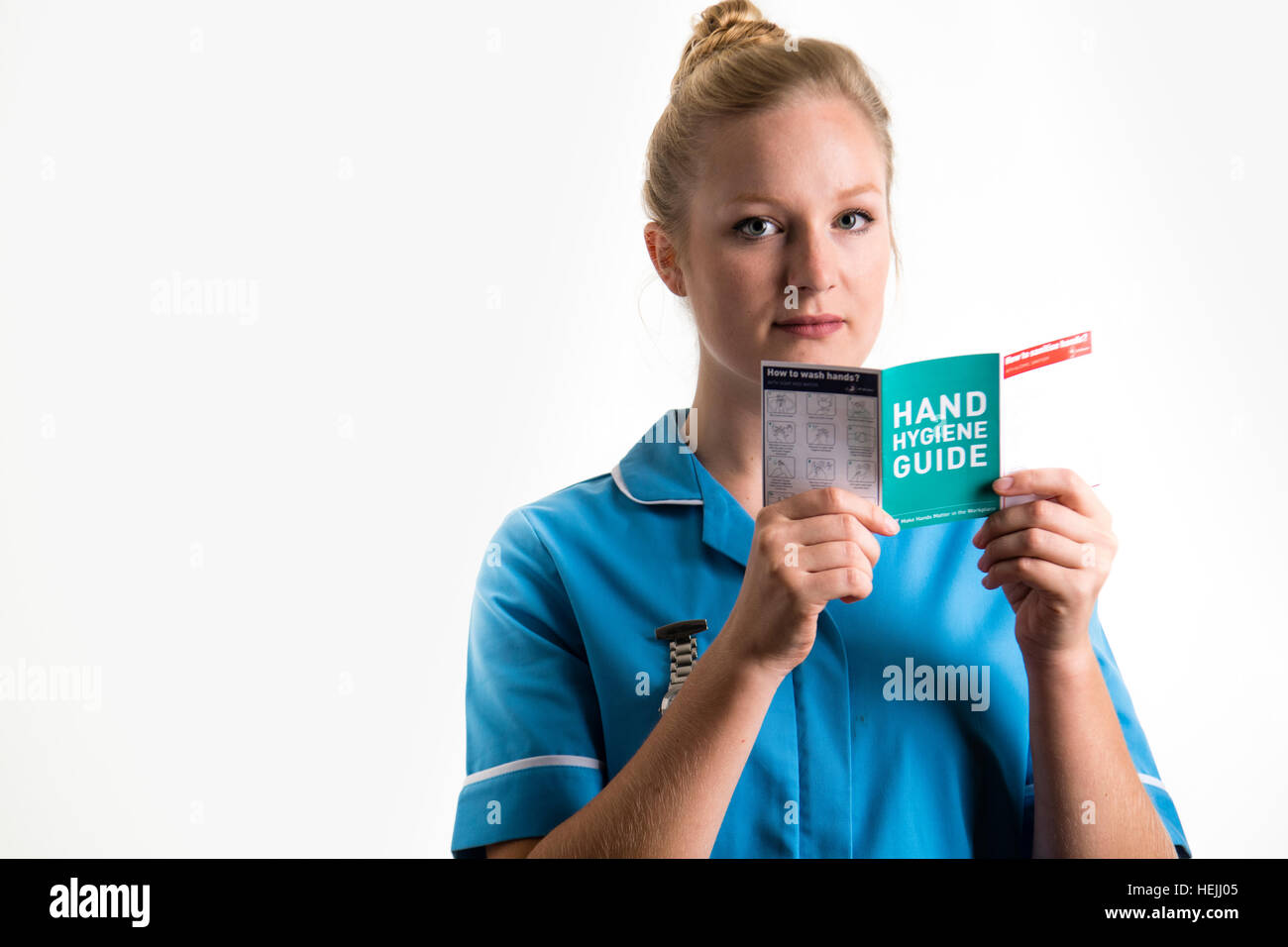 UK Health care professionals A National Health Service (NHS) woman