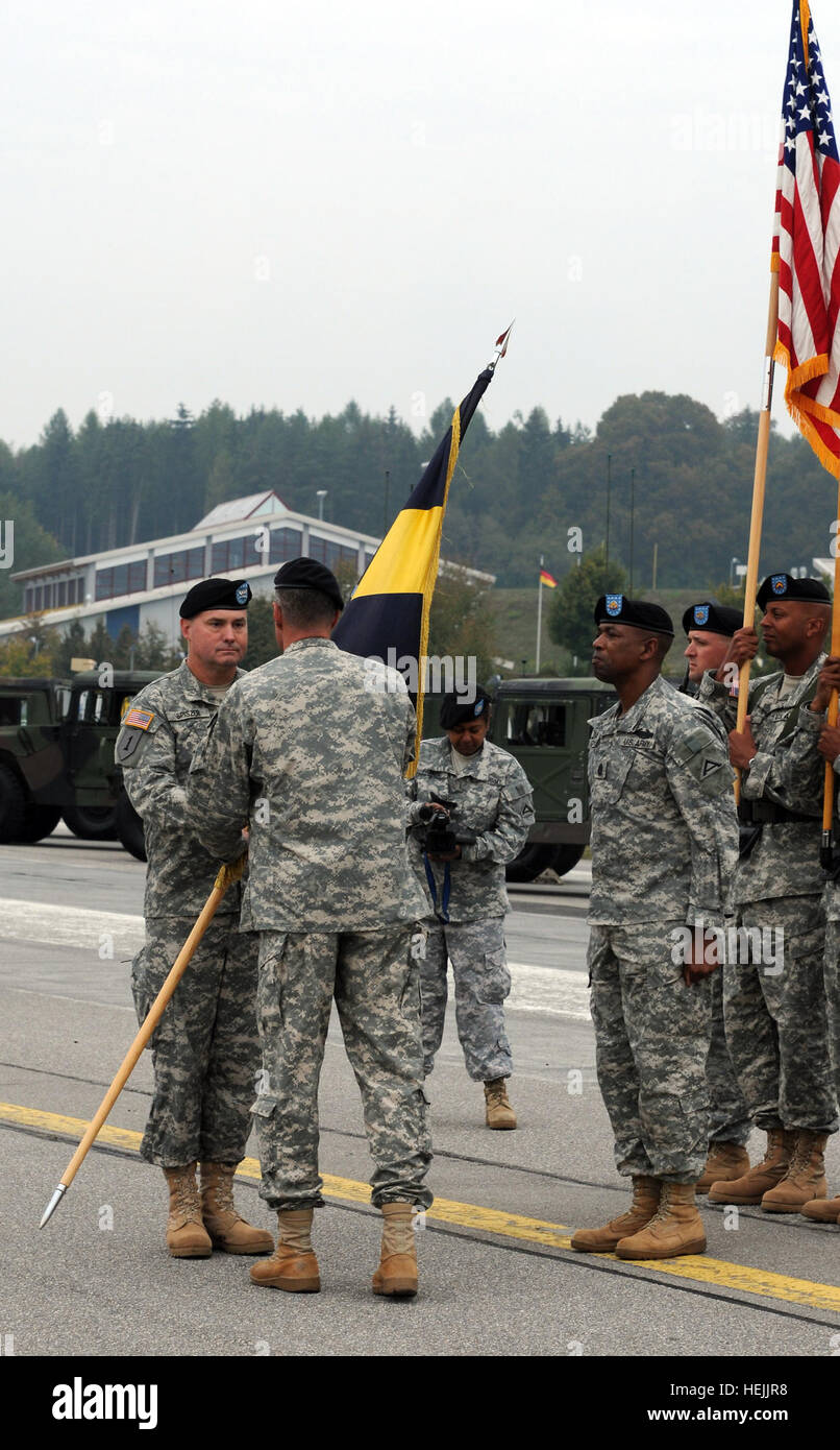 US Army 51998 JMRC Assumption of Command Stock Photo