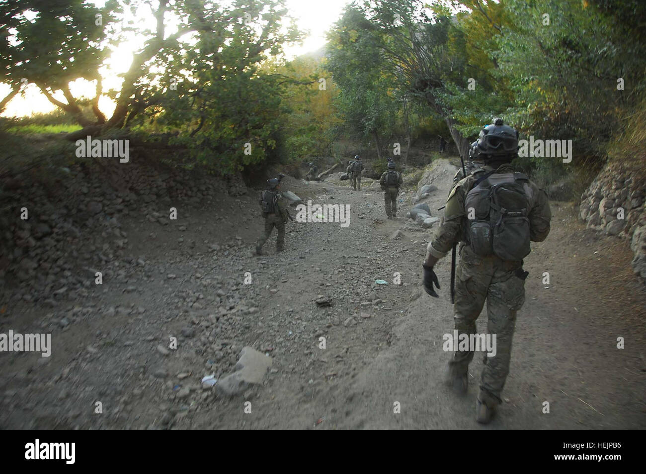 Joint security forces secured buildings and proceeded toward the ...